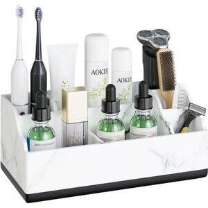 Toothbrush Holder Bathroom Organizer Countertop New 7 Slots Electric Tooth Brush